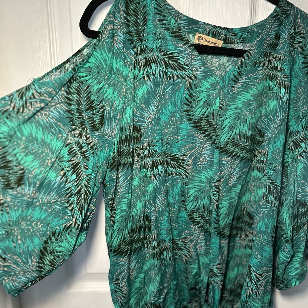 Tropical Teal Top size XS